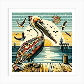 Pelican 2 Art Print