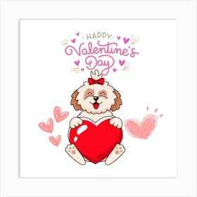 Happy Valentine'S Day 1 Art Print