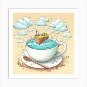 Island In A Cup 5 Art Print