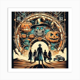 Jack O Lantern Art Print