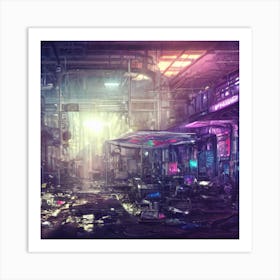 Futuristic City 5 Art Print