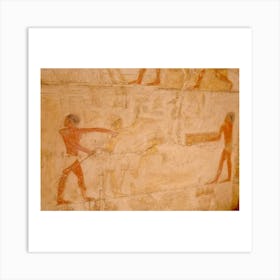 Egyptian Wall Painting Art Print