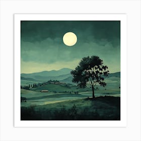 Tuscan Landscape Art Print