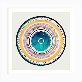 Boho Circle Art Print