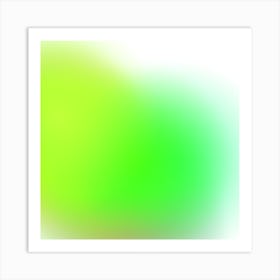 Abstract Green Background 2 Art Print