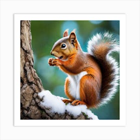 Red Squirrel 18 Art Print