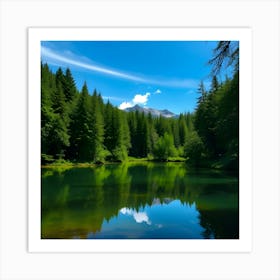 Lake - Lake Stock Videos & Royalty-Free Footage 1 Art Print