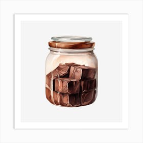 Chocolate In A Jar 11 Art Print