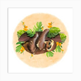 Sloth/Paresseux Art Print