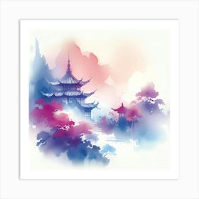 Chinese Pagoda 17 Art Print