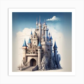 Cinderella Castle 2 Art Print