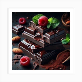 Pieces of Chocolate 1 Art Print