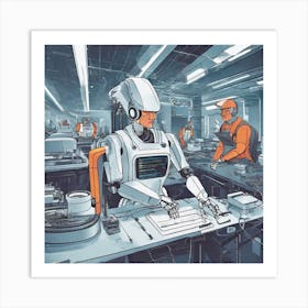 Future Of Work 3 Art Print