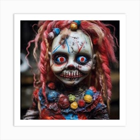 Creepy Doll Art Print