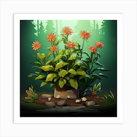 Flora Of The Forest Art Print