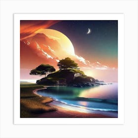 Landscape Wallpapers 23 Art Print