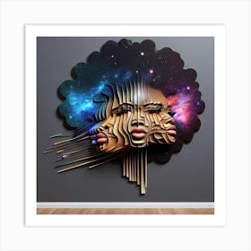 Afrocosmic Art Print