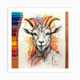 Goat! 18 Art Print