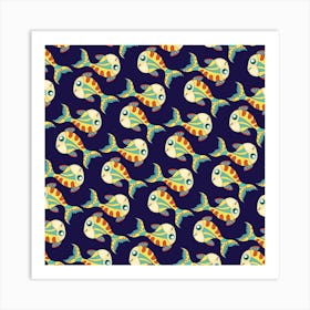 Fish Abstract Animal Art Nature Texture Water Pattern Marine Life Underwater Aquarium Aquatic Art Print