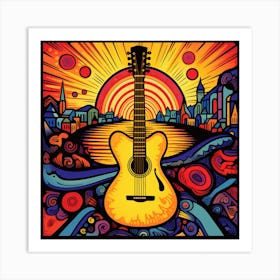 Acoustic Guitar 3 Art Print