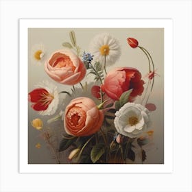 Flowers In A Vase Art Print