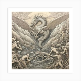 'Dragon Of The Gods' Art Print