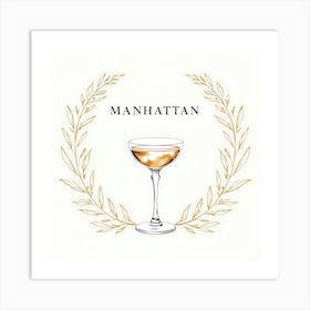 Manhattan Cocktail 02 Art Print