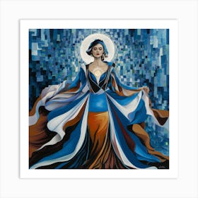 'The Blue Woman' Art Print