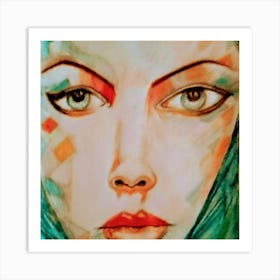 Portrait Of A Woman Art Print