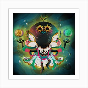 Celestial Being Square Art Print