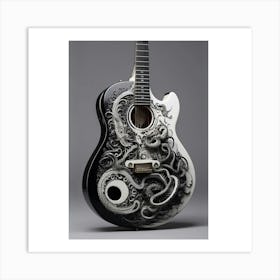 Yin and Yang in Guitar Harmony 6 Art Print