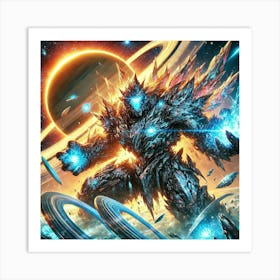 Ecliptus Ring Guardian 1024x1024 Art Print