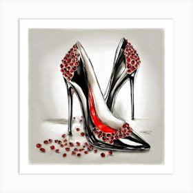 High Heeled Shoes 1 Art Print