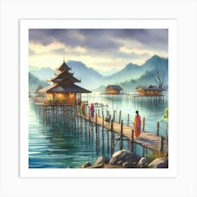 Thailand Painting Art Print