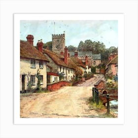 Village In England Art Print