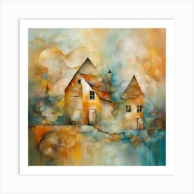 House In The Sky 1 Art Print