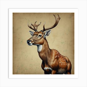 Deer! 12 Art Print