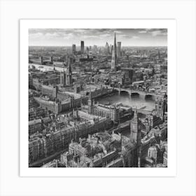 London Skyline Art Print