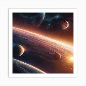 Space - Space Stock Videos & Royalty-Free Footage Art Print