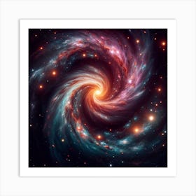 Galaxies Art Print