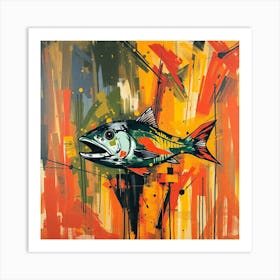 Funky Fish Art Print