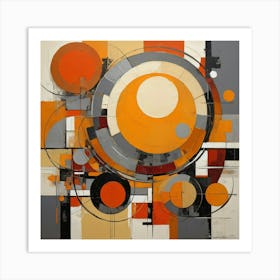 Abstract Circles Art Print