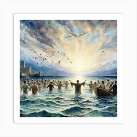 Baptism Of Jesus Art Print