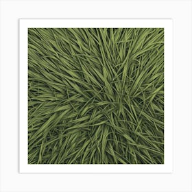 Grass Background 35 Art Print