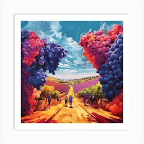 Day In The Vineyard Art Print