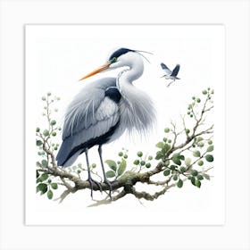 Heron 2 Art Print