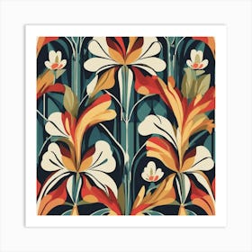 Floral Pattern 1 Art Print