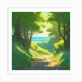 Path To The Sea Art Print