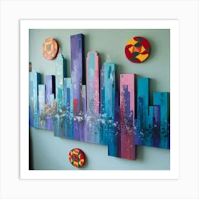 A Unique Wall Art That Features A Large Abstract P 7gfl 9tcsk Buvwfzi Rya Uba43vb2rumhgvxa3mxitw Art Print