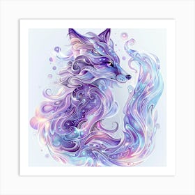 Fox Art 3 Art Print